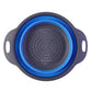 Foldable Silicone Strainer  Space-saving Kitchen Drainer With Handles