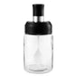 Transparent Glass Storage Jar With Built-in Spoon Approx 250ml