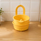 Plastic Hanging Kitchen Sink Drain Basket And Food Strainer With Handle (1 Pc)