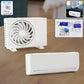 Ac Design Solar-powered Car Air Freshener Built-in Perfume Diffuser For Dashboard And Ac Vent