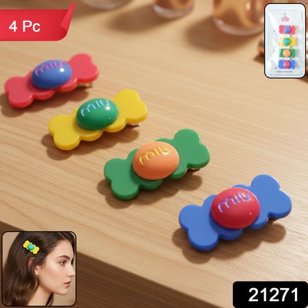 Cute Candy Shape Colorful Hair Clips