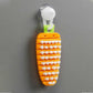2909 Vegetable Scrubbing Brush Vegetable Scrubber Nontoxic Fruit Brush Carrot Shape Vegetable Brush For Potato For Vegetable