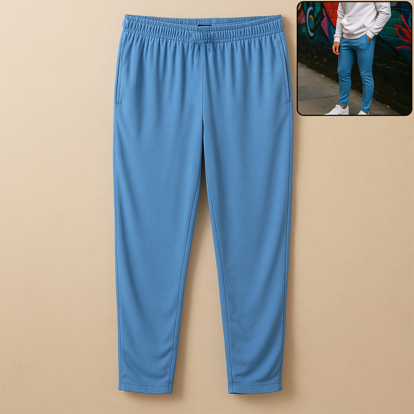 Premium Comfort Fit Mens Track Pant (Size Medium)