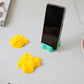 Multi-functional Apple-shaped Plastic Mobile Stand With Pen Holder (3 Pc  Mix Color)