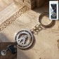 Premium Metal Round Mahakal Keychain 1 Pc