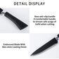 2285 Stainless Steel Knife Set With Chef Peeler And Scissor (6 Pieces)