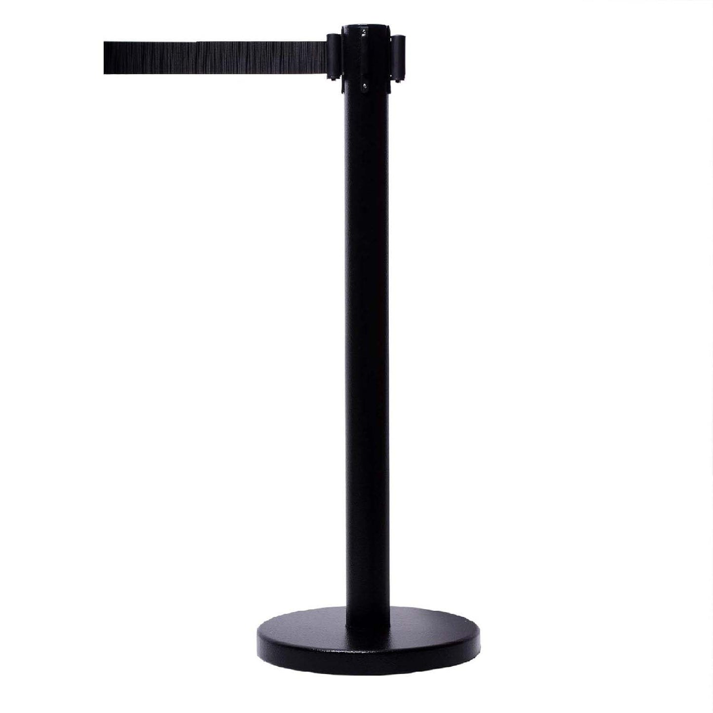 Heavy Duty Retractable Belt Crowd Control Pole With Sturdy Base  1 Pc