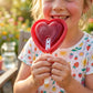 Premium Heart Shape Silicone Popsicle Mold Set 4 Pc