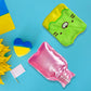 6514 Green Kitty Small Hot Water Bag With Cover For Pain Relief Neck Shoulder Pain And Hand Feet Warmer Menstrual Cramps.