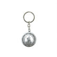 Premium Metal Round Mahakal Keychain 1 Pc