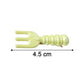 Cute Mini Fork Shaped Hair Clips Set For Girls And Women (4 Pc)