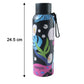 Pexpo Stainless Steel Printed Water Bottle 800 Ml Approx (1 Pc)