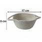 Cotton Rope Woven Storage Basket With Handles For Toys And Organizing (1 Pc)