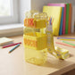 Stylish Kids Plastic Water Bottle With Straw And Leakproof Lid (500 Ml Approx)