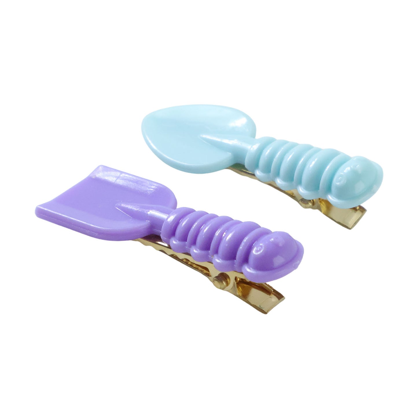 Cute Spoon  Spatula Shape Decorative Hair Clip Set (4 Pc)