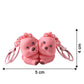 Cute Couple Bear Shape 2-in-1 Keychain Set (2 Pieces Set)