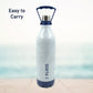 Plastic Sports Insulated Water Bottle With Handle Easy To Carry High Quality Water Bottle Bpa-free  Leak-proof For Kids School For Fridge Office Sports School Gym Yoga (1 Pc 1500ml 2200ml)