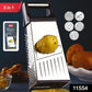 Apex 5-in-1 Master Stainless Steel Multipurpose Slicer And Grater