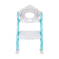 8492 2 In 1 Potty Training Toilet Seat With Step Stool Ladder For Boy And Girl Baby Toddler Kid Childrens Toilet Training Seat Chair With Soft Padded Seat And Sturdy Non-slip Wide Step Make Potty Easier For Your Kids (Multi-color)