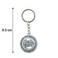 Premium Metal Round Shiv Keychain 1 Pc