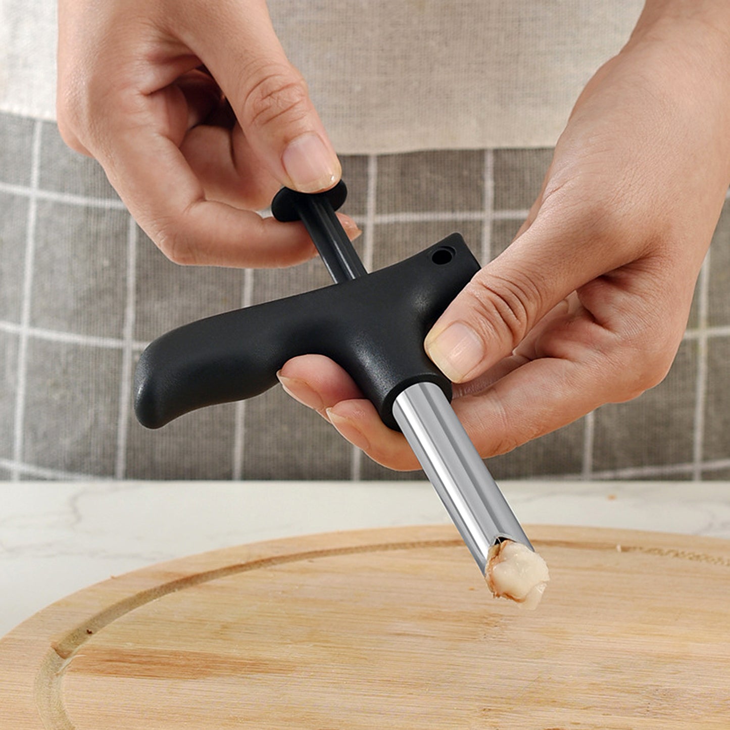 Supermom Coconut Opener Tool With Ergonomic Handle (1 Pc)