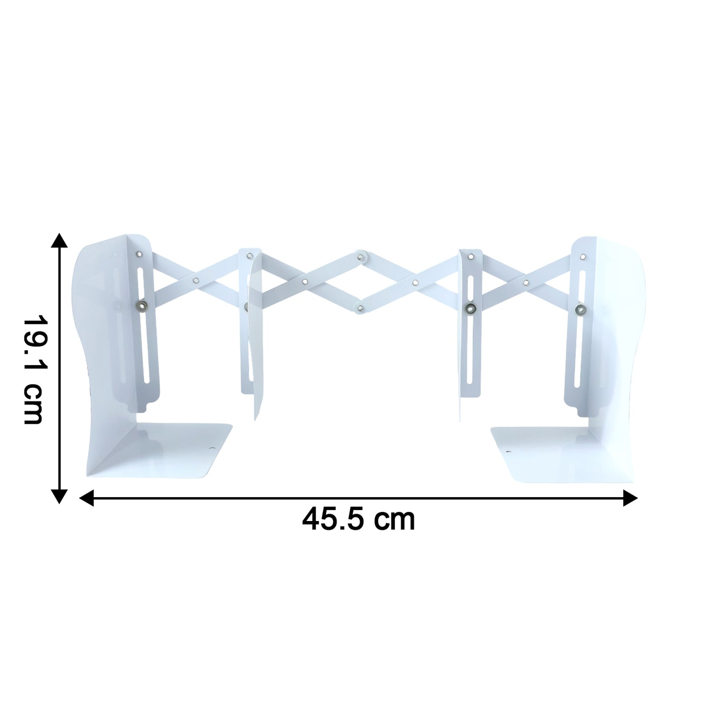 Adjustable Telescopic Iron Desk Book Stand (1 Pc)