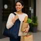 7737 Reusable Grocery Bags - Reusable Bags With Handles - Washable Reusable Shopping Bags Foldable