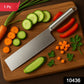  Stainless Steel Vegetable Cleaver Knife - in-use lifestyle shot