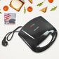 2817 Waffle Maker Makes 2 Square Shape Waffles Non-stick Plates Easy To Use With Indicator Lights