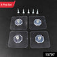 Self Adhesive Hooks Sticker  Screw Nut And Bolt Type (4 Pcs Set)