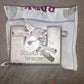 94mm Stainless Steel Padlock: Rectangular, Hardened Steel, 5 Keys