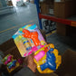 Elephant Hand-Press Bubble Gun Toy with Bubble Liquid Bottle for Kids