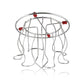 2134 Stainless Steel Glass Holder Glass Hanging Organizer For Kitchen Bars Pubs