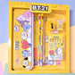 3294 Stationery Kit For Kids - Stationery Set Includes Metal Pencil Box Sharpener Pencil And Eraser Set School Supply Set Birthday Return Gift For Kids Boys Girls (12 Pc Set)