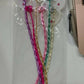 Kids Hair Braid Extensions with Clips | Fun Party Hair Accessories Pack of 6 (Color may vary)