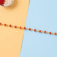 Rudraksha Bead Bracelet Rakhi Gold-plated Cap Beads Rakhi For Brother (1 Pc)