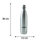Enbee Aura Stainless Steel Insulated Water Bottle (1 Pc 1000 Ml)