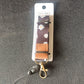 Floral Print Neck Lanyard Strap with Clip Hook & Mobile String (1 Pc)