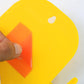 1 Pc Orange Wallmount Mobile Stand With Hook For And Stuffs Purposes.