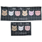 soft floor mat set with printed design
