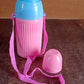 500ml Insulated Sports Water Bottle with Dori & Straw: Leakproof, BPA-Free, Kids