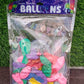 Vibrant festive balloons