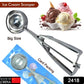 2418  Ice Cream Serving Scoop  Stainless Steel Premium Quality Ice Cream Serving Spoon Scooper With Trigger Release
