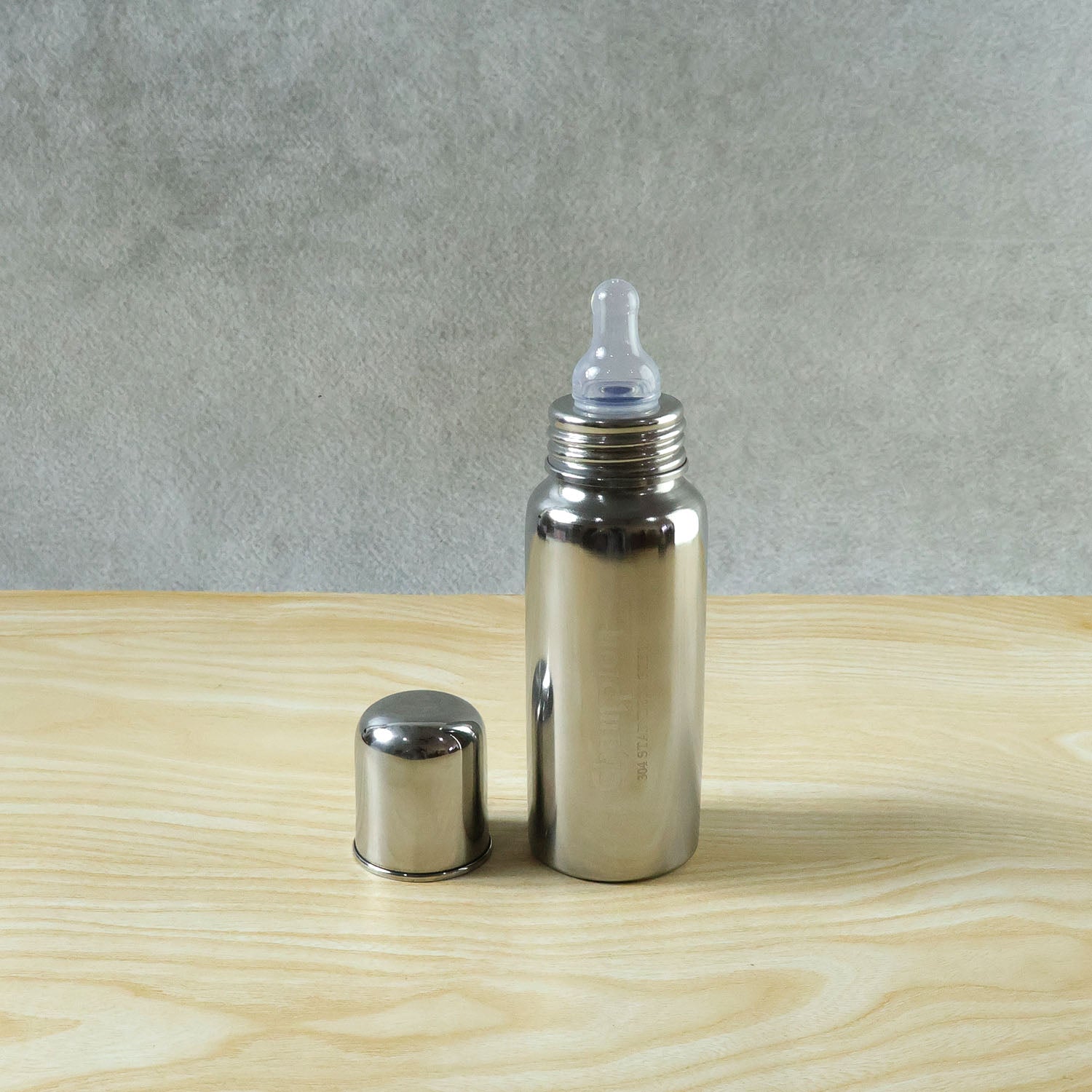 Stainless Steel Baby Feeding Bottle 250 Ml