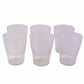 Classic Plastic Juice Glass Set Unbreakable Water Tumbler For Home (6 Pc Set)