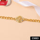Mere Bhaiya Bracelet Rakhi Gold-plated Chain Rakhi With Stones For Brother (1 Pc)