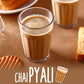 Supermom Plastic Chai Pyali Transparent Tea Glass Set (130ml  6 Pc)