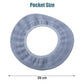 Soft Fabric Elastic Toilet Seat Cover (1 Pc, 29x29 Cm)