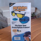  Night HD Vision Driving Anti Glare Eyeglasses - comparison shot