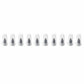 Car  Biketire Puncture Repair Nail Screw (10 Pc Black)